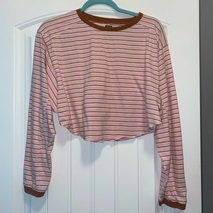 Urban Outfitters Cropped Long Sleeve Tee